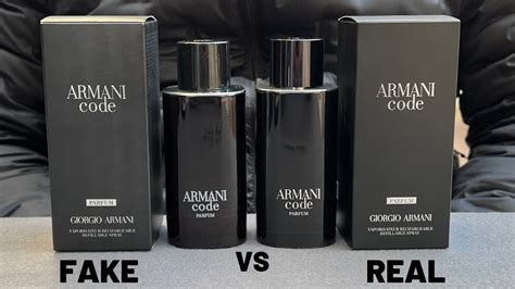 Armani Code perfume counterfeit